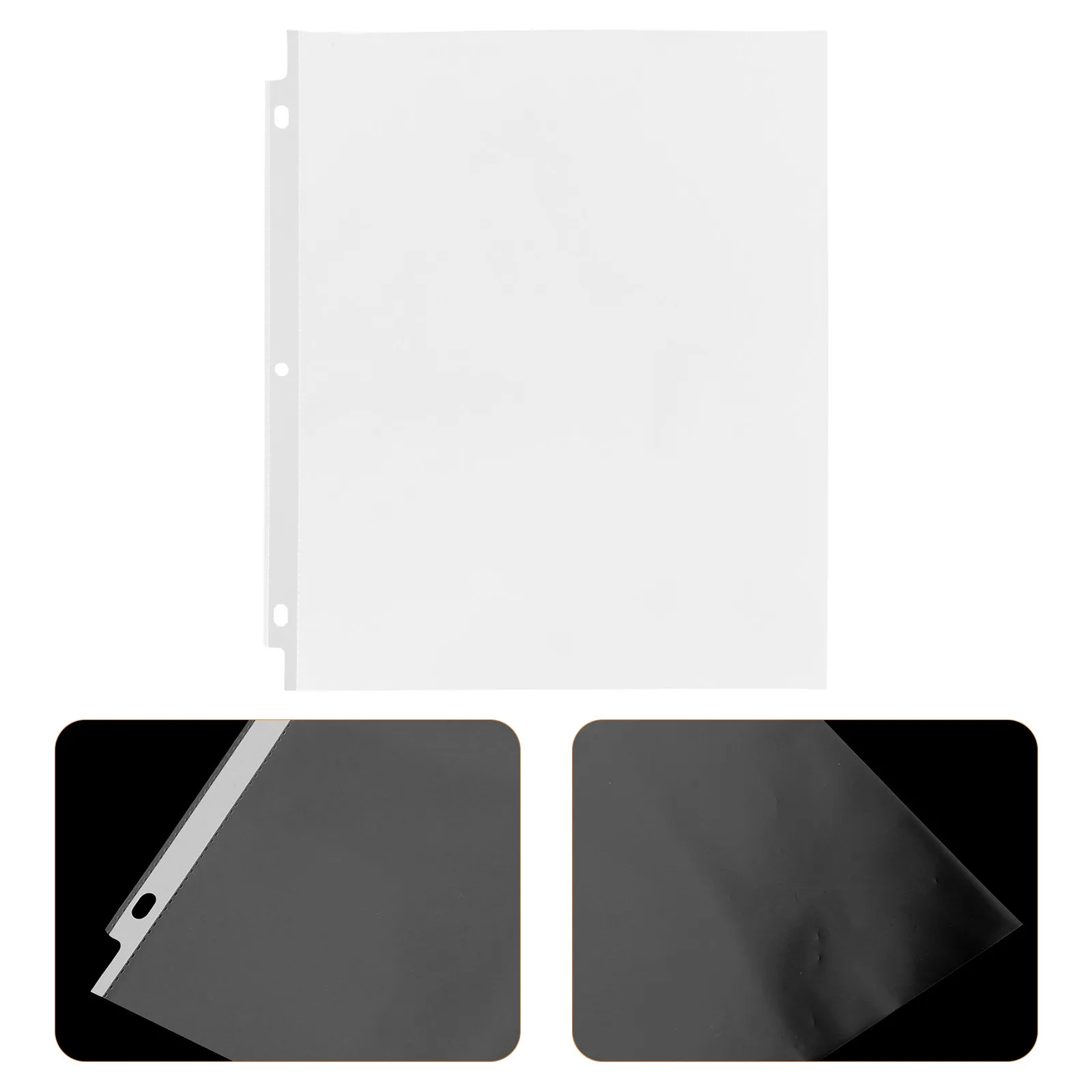 50Pcs Heavy Duty File Bags Clear Plastic Page Protectors for Binders Versatile Document Organization Transparent Sheet
50Pcs Heavy Duty File Bags Clear Plastic Page Protectors for Binders Versatile Document Organization Transparent Sheet