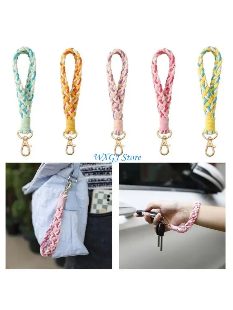 37JE Keychains for Women, Colorful Handmade Landyard Chains Braided Keyring Festival Decorative Accessories
37JE Keychains for Women, Colorful Handmade Landyard Chains Braided Keyring Festival Decorative Accessories