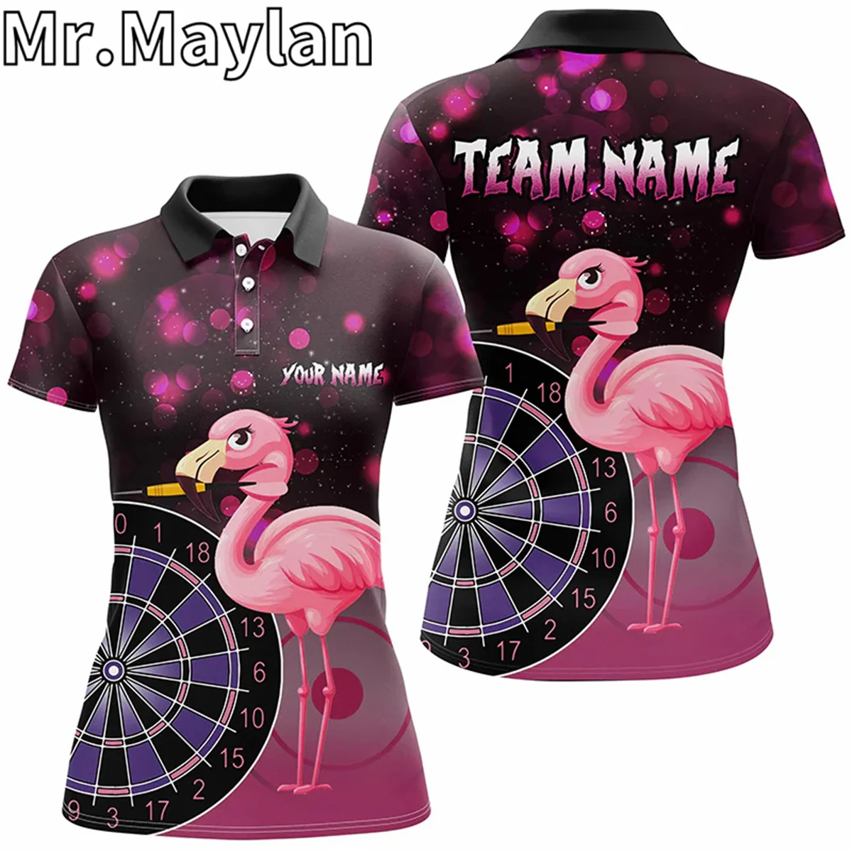 3D Personalized Pink Darts Flamingo Custom Darts Polo Shirts For Women Funny Darts Female Apparel Best Gift For Darts Players
3D Personalized Pink Darts Flamingo Custom Darts Polo Shirts For Women Funny Darts Female Apparel Best Gift For Darts Players