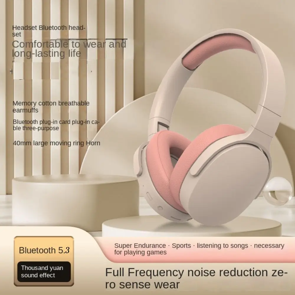ABS Wireless Bluetooth Headphones Over Ear Noise Reduction Bluetooth Headsets with Microphone Portable Stereo Headphone
ABS Wireless Bluetooth Headphones Over Ear Noise Reduction Bluetooth Headsets with Microphone Portable Stereo Headphone