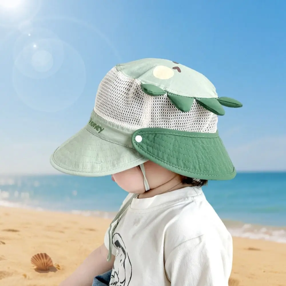 Quick-dry Cartoon Animal Bucket Hat Mesh Detachable Summer Kid Sunhat Anti-UV Sun Hat Letter Embroidery Children's Fisherman Hat
Quick-dry Cartoon Animal Bucket Hat Mesh Detachable Summer Kid Sunhat Anti-UV Sun Hat Letter Embroidery Children's Fisherman Hat