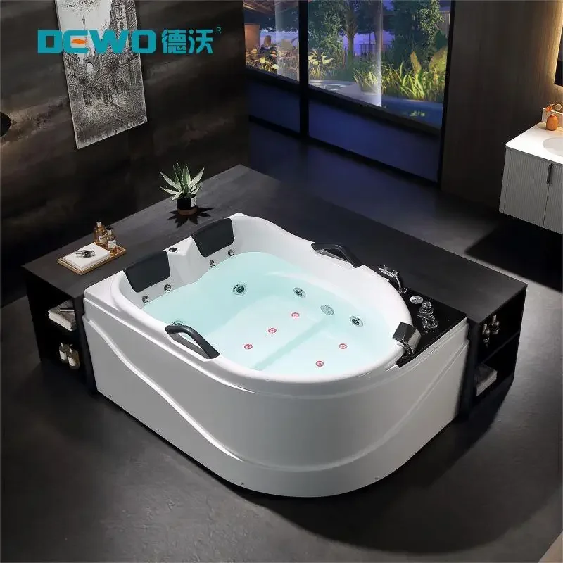 Fohsan LL725 Marble Acrylic 2-Person Hydro Massage Whirlpool Bathtub Large Indoor Hot Tub for Couples Soaking & Bathroom Use
Fohsan LL725 Marble Acrylic 2-Person Hydro Massage Whirlpool Bathtub Large Indoor Hot Tub for Couples Soaking & Bathroom Use