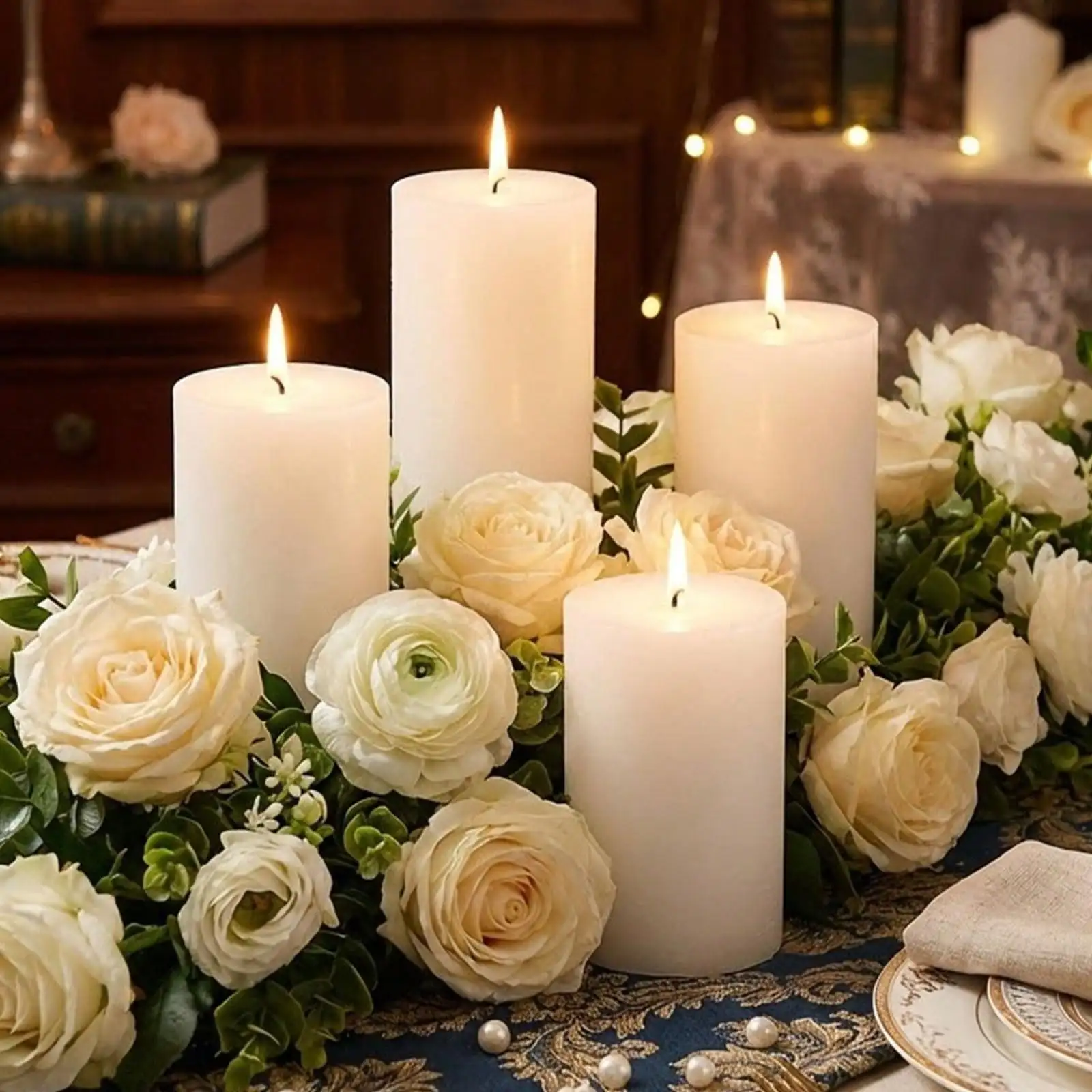 4 Pcs White Orange Vanilla Scented Pillar Candles, 60H Long-Lasting Burn,2.8x4in, Smokeless,Warm Cozy Aromatherapy For Home Ambience/Relaxation,Ideal Gift For Birthday/Valentine's Day
4 Pcs White Orange Vanilla Scented Pillar Candles, 60H Long-Lasting Burn,2.8x4in, Smokeless,Warm Cozy Aromatherapy For Home Ambience/Relaxation,Ideal Gift For Birthday/Valentine's Day