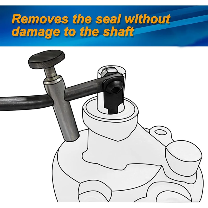 Shaft Type Seal Puller Universal Seal Puller for Most Auto and Motorcycles, Replacement 58430 Seal Puller
Shaft Type Seal Puller Universal Seal Puller for Most Auto and Motorcycles, Replacement 58430 Seal Puller
