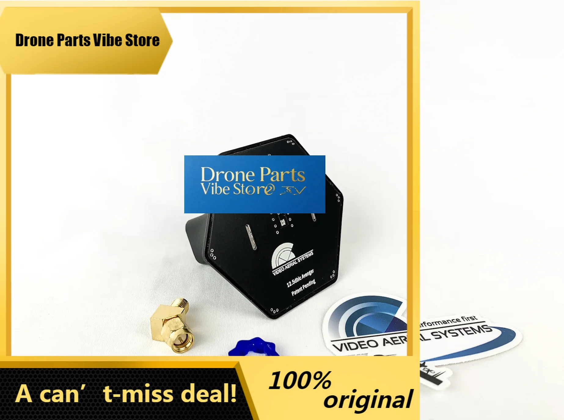 Drone PartsVAS-IBCRAZY AVENGER (RHCP) 5.8GHz Remote Tablet Antenna 12.5DBI
Drone PartsVAS-IBCRAZY AVENGER (RHCP) 5.8GHz Remote Tablet Antenna 12.5DBI