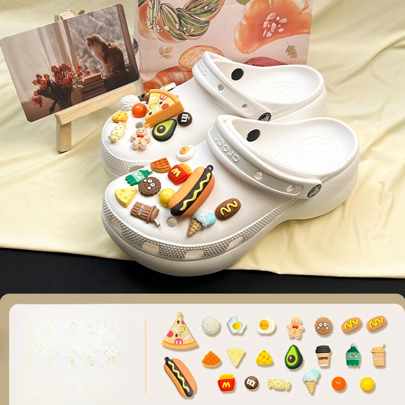 New Trendy Crocs Shoe Flower Detachable Diy Food Cartoon Accessory New Accessory Premium Sense Shoe Buckle
New Trendy Crocs Shoe Flower Detachable Diy Food Cartoon Accessory New Accessory Premium Sense Shoe Buckle