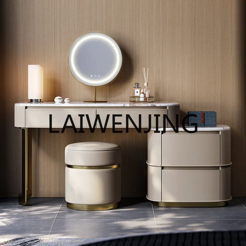 Light Luxury Makeup Table Bedroom Design Custom Marble Storage Chest of Drawers Integrated Dressing Table
Light Luxury Makeup Table Bedroom Design Custom Marble Storage Chest of Drawers Integrated Dressing Table