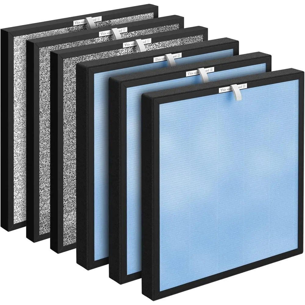 3 Packs Replacement Filters for Air Cleaner with H13 HEPA, Activated Carbon, Pre-filter, and Cold Catalyst Filters
3 Packs Replacement Filters for Air Cleaner with H13 HEPA, Activated Carbon, Pre-filter, and Cold Catalyst Filters