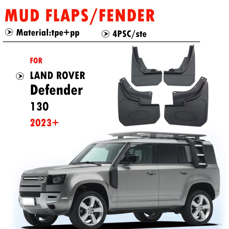 FOR Land Rover Defender 130 Mudguard Fender Mud Flaps Guards Splash Mudflaps Car Accessories 4pcs 2023 2024 2025 2026+
FOR Land Rover Defender 130 Mudguard Fender Mud Flaps Guards Splash Mudflaps Car Accessories 4pcs 2023 2024 2025 2026+