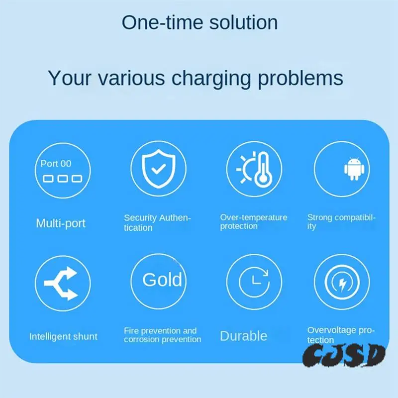 CJSD-300W 60 Multi-Port USB Charging Station Base Socket Multiple USB Charger Hub Adapter For Computer Phone Camera EU-Plug Dura
CJSD-300W 60 Multi-Port USB Charging Station Base Socket Multiple USB Charger Hub Adapter For Computer Phone Camera EU-Plug Dura