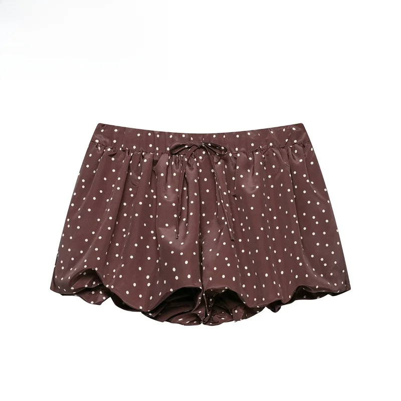 Fashionable Balloon Silhouette Polka Dot Women's Pants Skirt High Waist Straight Leg Casual Summer Polyester Fiber Ladies
Fashionable Balloon Silhouette Polka Dot Women's Pants Skirt High Waist Straight Leg Casual Summer Polyester Fiber Ladies