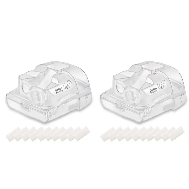 B01C-2X Water Chamber For Airsense 11/Aircurve 11,With 20 Packs Filters For Airsense 11 & Aircurve 11 CPAP Machines
B01C-2X Water Chamber For Airsense 11/Aircurve 11,With 20 Packs Filters For Airsense 11 & Aircurve 11 CPAP Machines