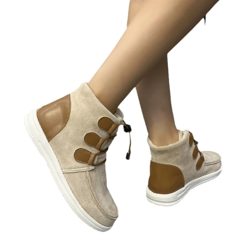 Women Flats Shoes Fur Casual Chelsea Ankle Boots Winter Trend Warm Short Boots Plush Warm Snow Boots Size 43 Cotton Shoes
Women Flats Shoes Fur Casual Chelsea Ankle Boots Winter Trend Warm Short Boots Plush Warm Snow Boots Size 43 Cotton Shoes
