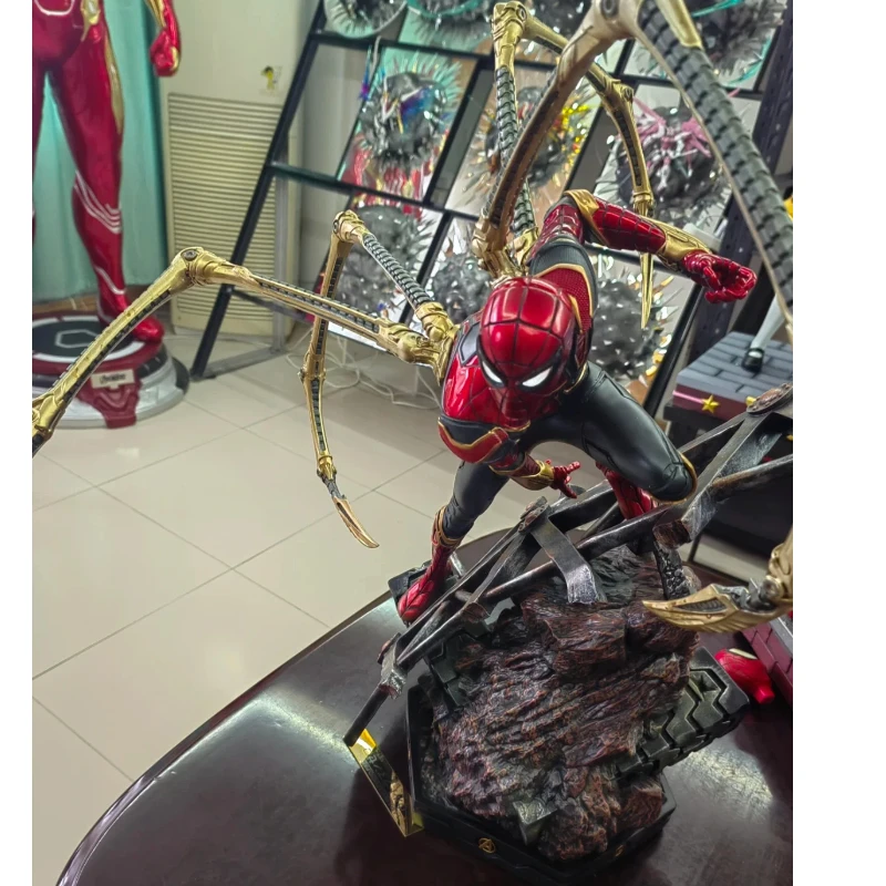 New Product In Stock Spider Man Figurine Avengers: Endgame Marvel Peripheral Steel Battle Suit Model Ornament Holiday Gift
New Product In Stock Spider Man Figurine Avengers: Endgame Marvel Peripheral Steel Battle Suit Model Ornament Holiday Gift
