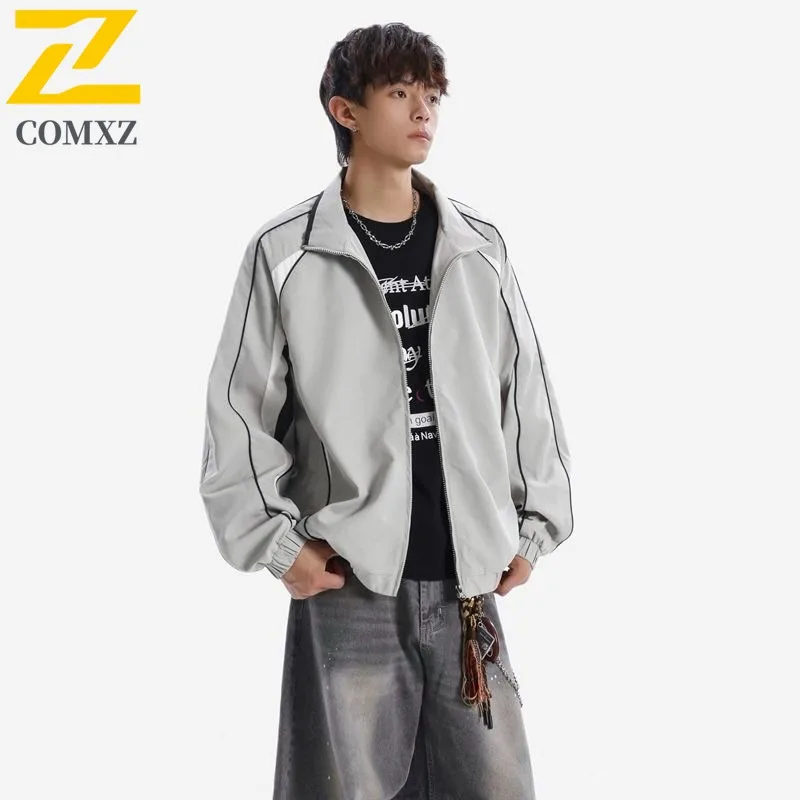 COMXZ 2025 Premium Men Jacket Stand Collar American Style Lightweight Coat Hiking Travel Windproof Spring Autumn Clothing
COMXZ 2025 Premium Men Jacket Stand Collar American Style Lightweight Coat Hiking Travel Windproof Spring Autumn Clothing
