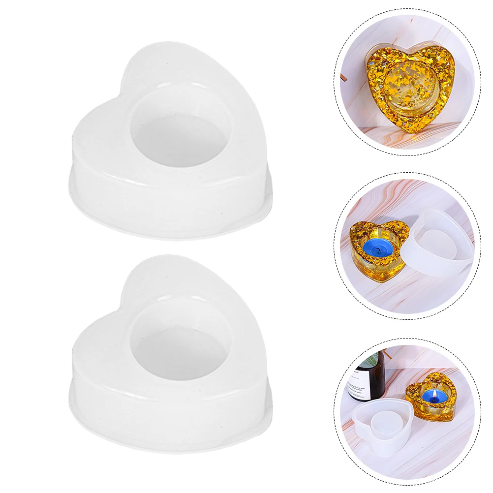 2pcs Silicone Candlestick Molds Heart Shape Mould Diy Soap Mold For Handmade Crafts Crystal Epoxy Mold Reusable Durable
2pcs Silicone Candlestick Molds Heart Shape Mould Diy Soap Mold For Handmade Crafts Crystal Epoxy Mold Reusable Durable