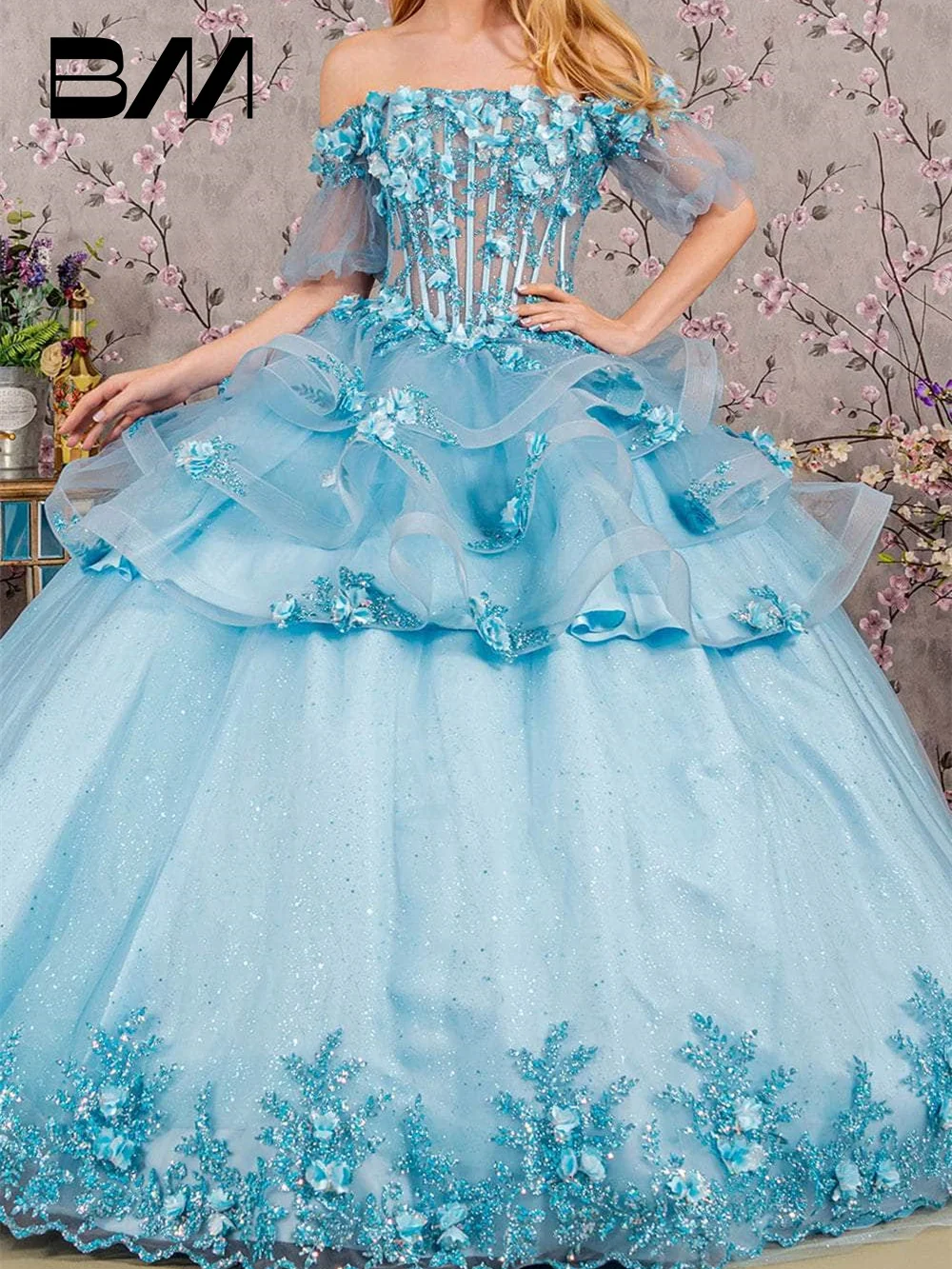 Ледяное синее платье с открытыми плечами Sweet 15 Quinceanera 2024, корсет, иллюзия, блестящий тюль, без бретелек, платья для выпускного вечера, Vestidos De 16 Party
Ледяное синее платье с открытыми плечами Sweet 15 Quinceanera 2024, корсет, иллюзия, блестящий тюль, без бретелек, платья для выпускного вечера, Vestidos De 16 Party