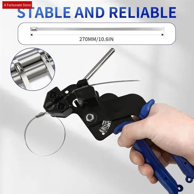 Heavy Steel Cable Tie Tool, Include 100 PCS Stainless Steel Cable Ties, Suitable For Home, Office, And Industrial Use Durable
Heavy Steel Cable Tie Tool, Include 100 PCS Stainless Steel Cable Ties, Suitable For Home, Office, And Industrial Use Durable