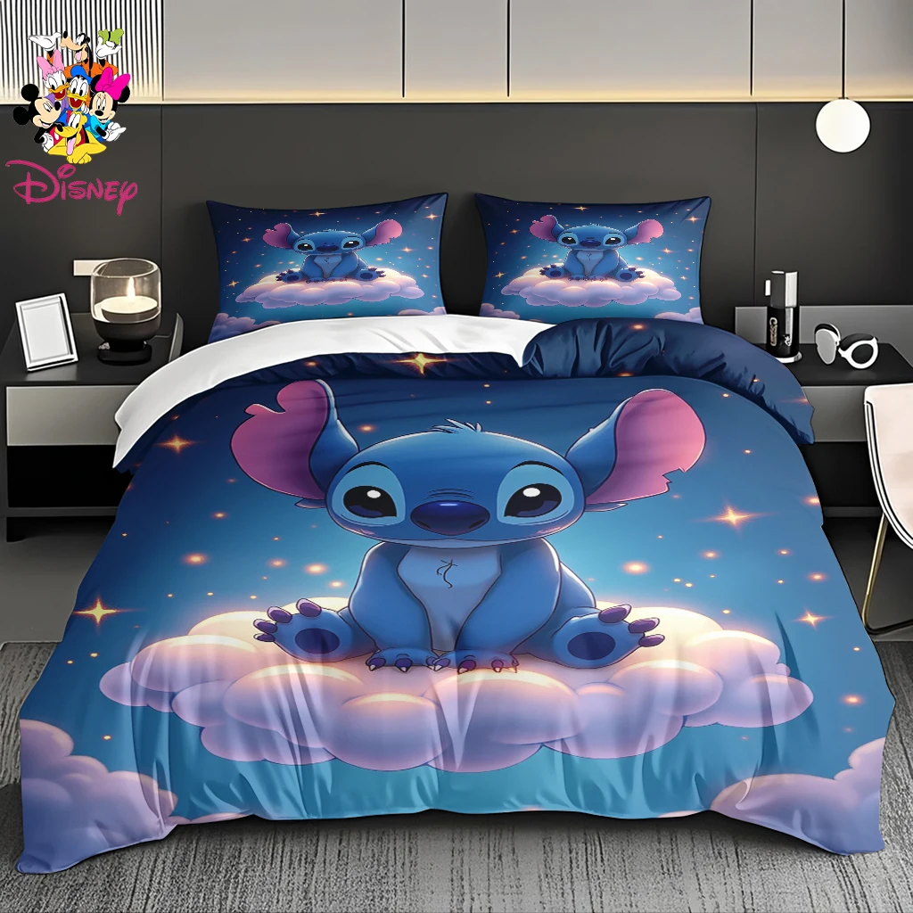 2/3pcs Disney Stitch Duvet Cover Set Without Filler Cute Cartoon Design Suitable for Family Bedrooms Guest Rooms,All-Season Use
2/3pcs Disney Stitch Duvet Cover Set Without Filler Cute Cartoon Design Suitable for Family Bedrooms Guest Rooms,All-Season Use
