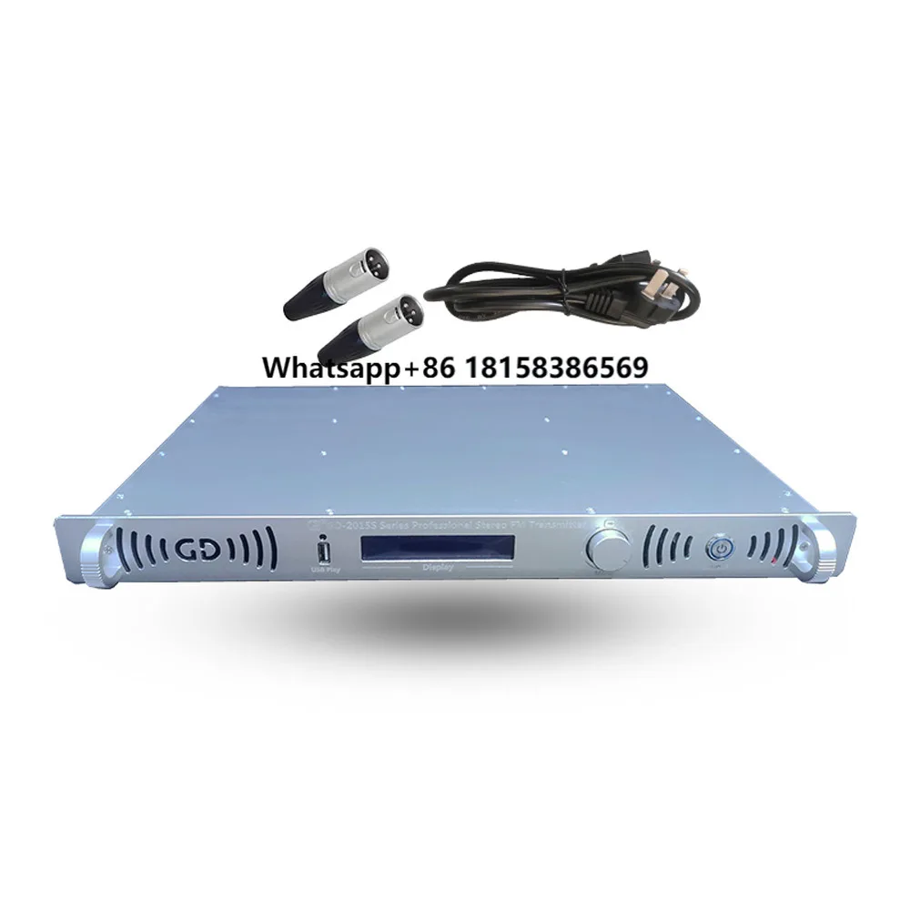 GD-FM-100W 100W FM Transmitter Broadcasting Equipment Broadcast Transmitter for Sale 87.5-108MHz MPX/RDS/USB
GD-FM-100W 100W FM Transmitter Broadcasting Equipment Broadcast Transmitter for Sale 87.5-108MHz MPX/RDS/USB