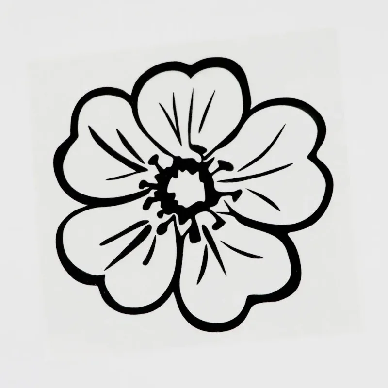 Black/Silver Pretty Plant Flower Vinyl Motorcycle Car Sticker Decal Covering Scratches 13CM×12.8CM
Black/Silver Pretty Plant Flower Vinyl Motorcycle Car Sticker Decal Covering Scratches 13CM×12.8CM