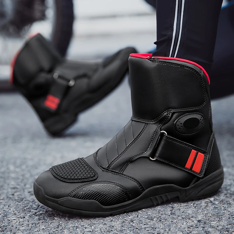 Men Motorcycle Boots New High Quality Waterproof Men's Motorcycle Shoes Microfiber Leather TPU Protective Motos Cycling Boot
Men Motorcycle Boots New High Quality Waterproof Men's Motorcycle Shoes Microfiber Leather TPU Protective Motos Cycling Boot