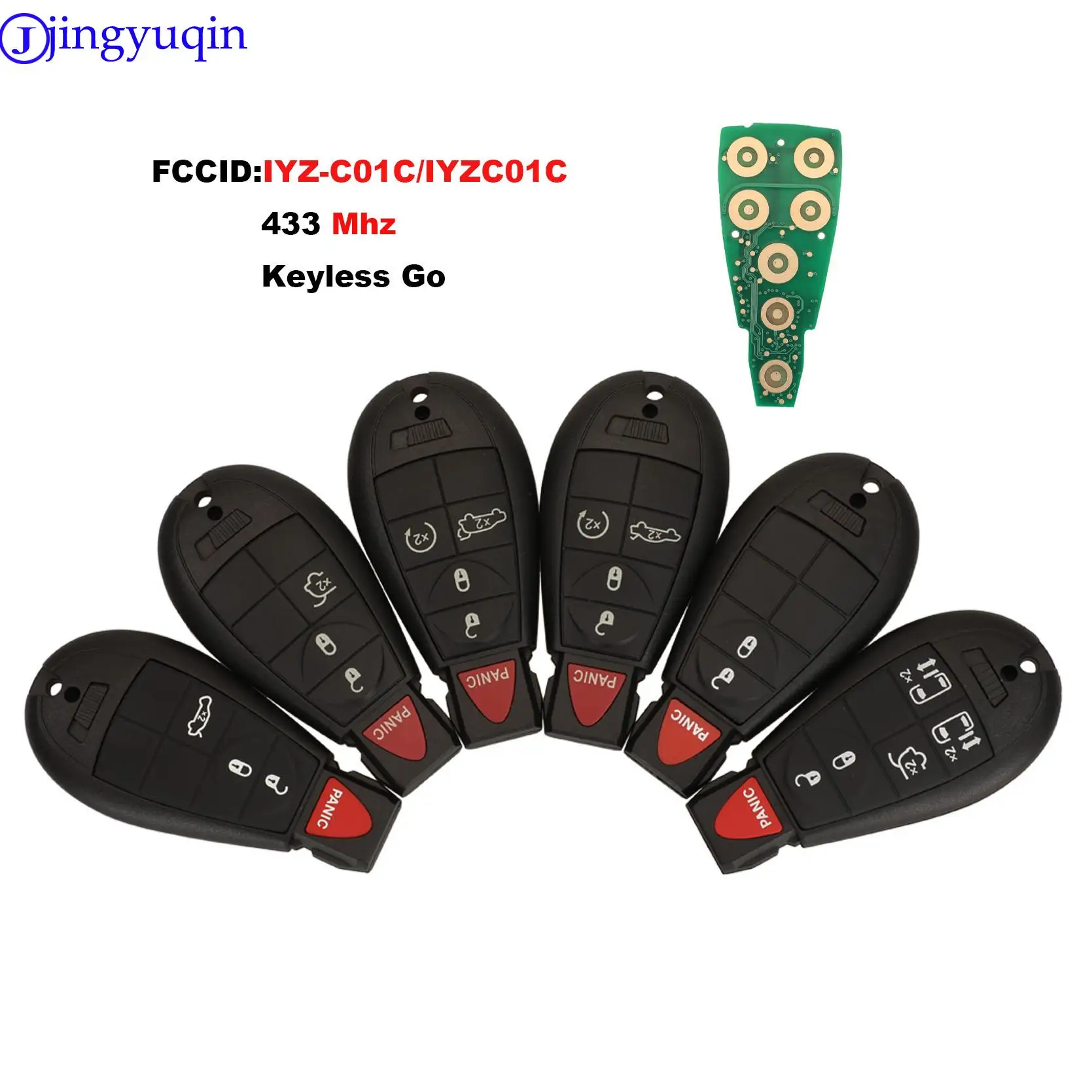 Дистанционный ключ jingyuqin IYZ-C01C IYZC01C для Dodge Ram Challenger Charger Magnum для Chrysler Town 300 для Jeep Grand Cherokee
Дистанционный ключ jingyuqin IYZ-C01C IYZC01C для Dodge Ram Challenger Charger Magnum для Chrysler Town 300 для Jeep Grand Cherokee