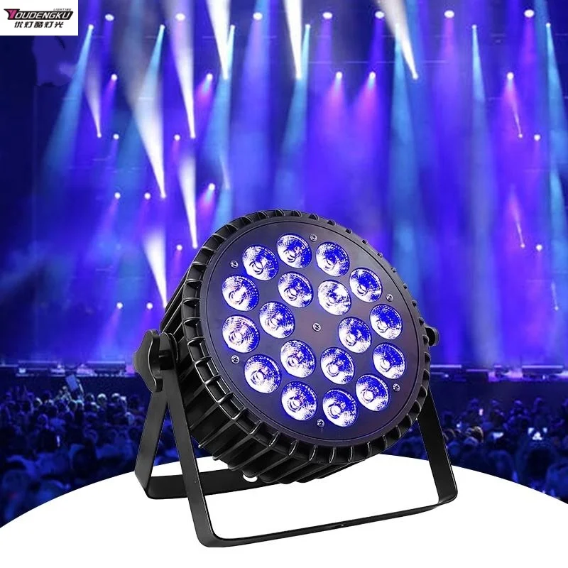 6 pieces Slim par 18*18w rgbwa uv 6 in 1 flat led par 64 can stage lighting
6 pieces Slim par 18*18w rgbwa uv 6 in 1 flat led par 64 can stage lighting