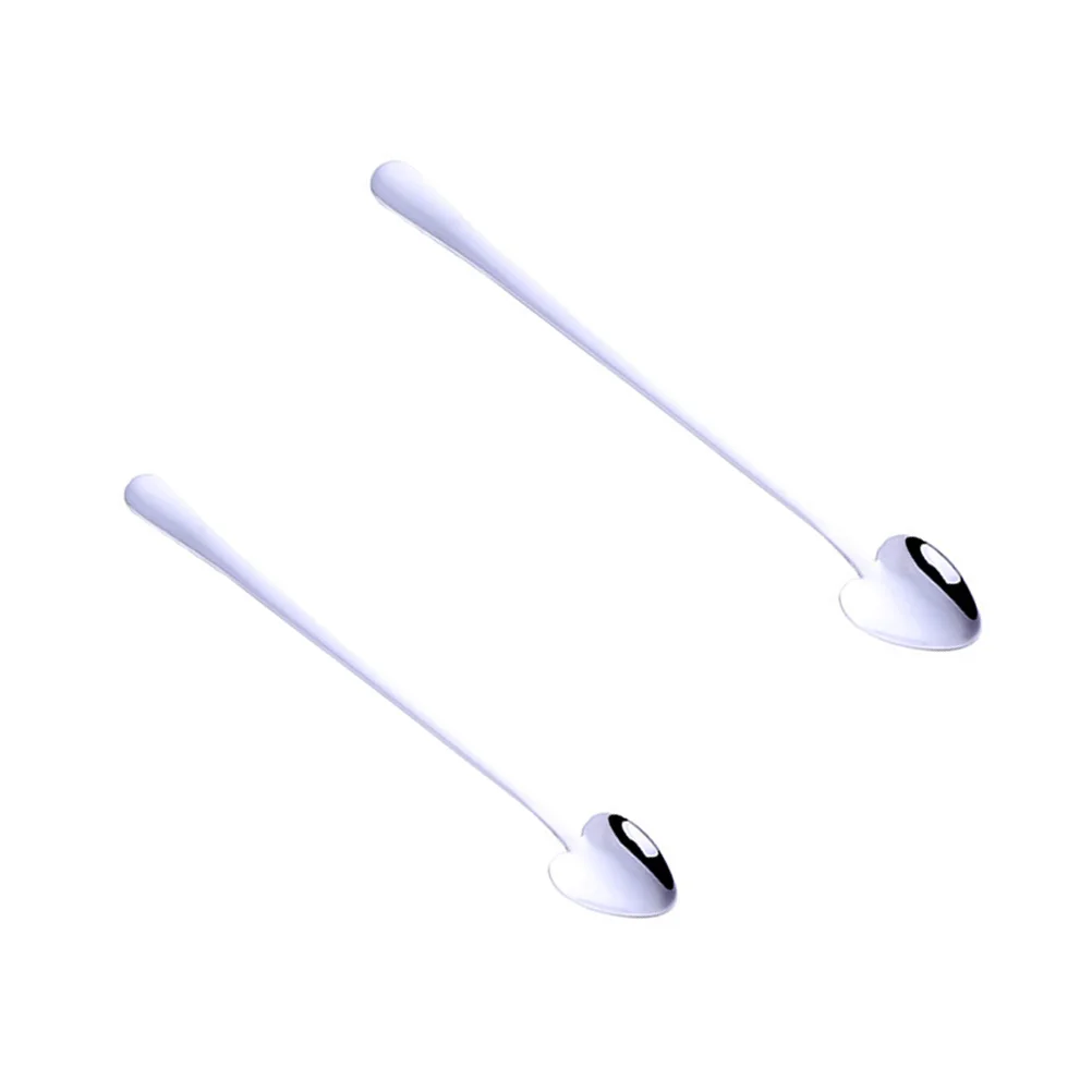 2pcs Stainless Steel Heart Shape Dessert Spoons Coffee Scoop Spoon For Ice Cream Tea Soup Home Restaurant Use (Large+Medium 
2pcs Stainless Steel Heart Shape Dessert Spoons Coffee Scoop Spoon For Ice Cream Tea Soup Home Restaurant Use (Large+Medium