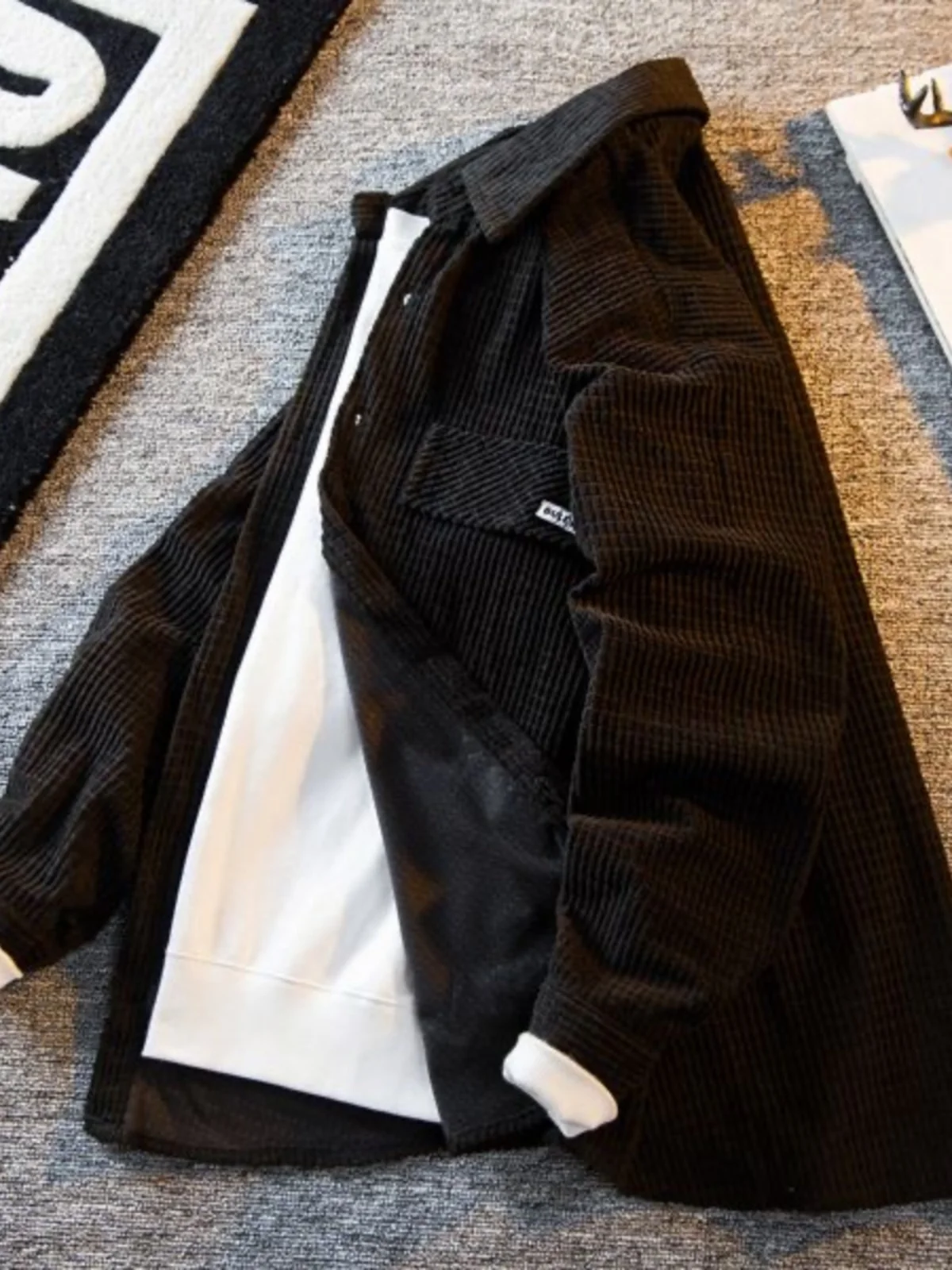 Вельветовая клетчатая длинная све irt, мужская весенне-осенняя модная мужская универсальная вельветовая верхняя одежда Haome Cheered irt, топ
Вельветовая клетчатая длинная све irt, мужская весенне-осенняя модная мужская универсальная вельветовая верхняя одежда Haome Cheered irt, топ