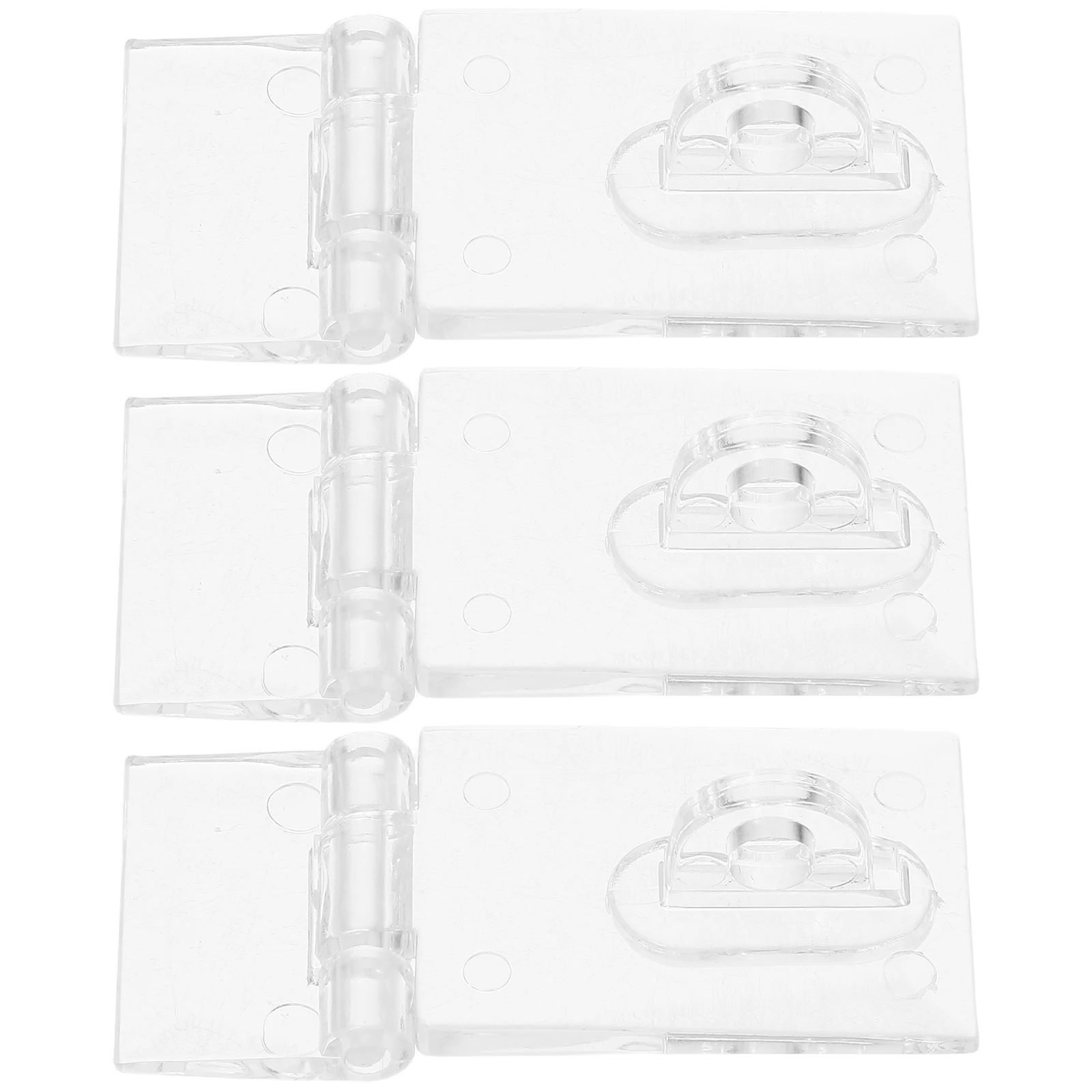 3 Pcs Hinge Latch Clear Door Lock Mini Hasp Cabinet Hardware Small Cabinet Box Clasp Acrylic Hinge Buckle Hook
3 Pcs Hinge Latch Clear Door Lock Mini Hasp Cabinet Hardware Small Cabinet Box Clasp Acrylic Hinge Buckle Hook