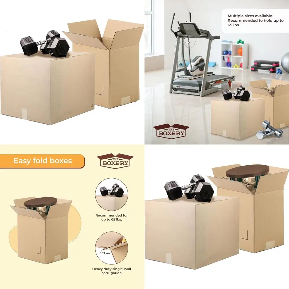 Набор из 15 коробок из гофрированного картона ECT44 коричневого цвета, 28x20x20, для транспортировки, упаковки, переезда и хранения - перерабатываемые, сделано в США
Набор из 15 коробок из гофрированного картона ECT44 коричневого цвета, 28x20x20, для транспортировки, упаковки, переезда и хранения - перерабатываемые, сделано в США