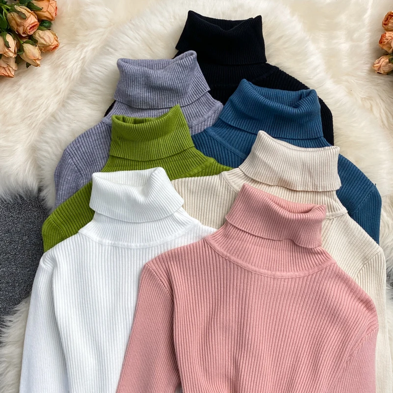 New Autumn Winter Turtleneck Knitwears 2026 Long Sleeve Knitted Pullovers Solid Color Multi Color Cashmere Basic Soft Sweaters
New Autumn Winter Turtleneck Knitwears 2026 Long Sleeve Knitted Pullovers Solid Color Multi Color Cashmere Basic Soft Sweaters
