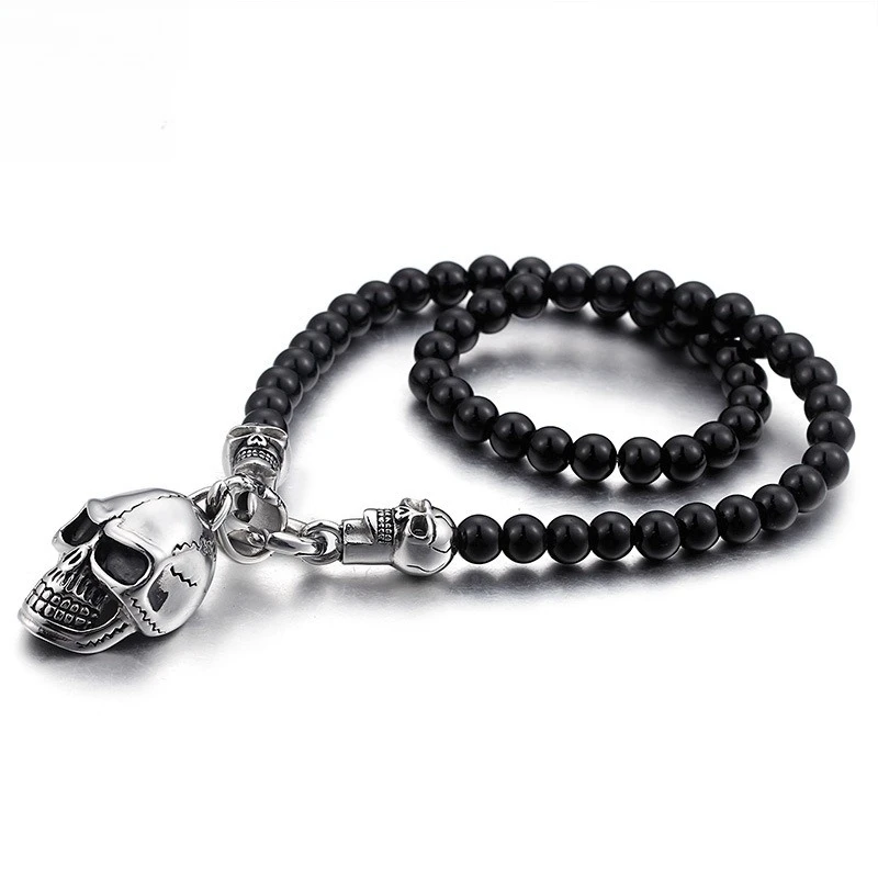 Men Punk Titanium Steel Necklace with Smiling Skull Pendant Fashion Gothic Jewelry for Men
Men Punk Titanium Steel Necklace with Smiling Skull Pendant Fashion Gothic Jewelry for Men