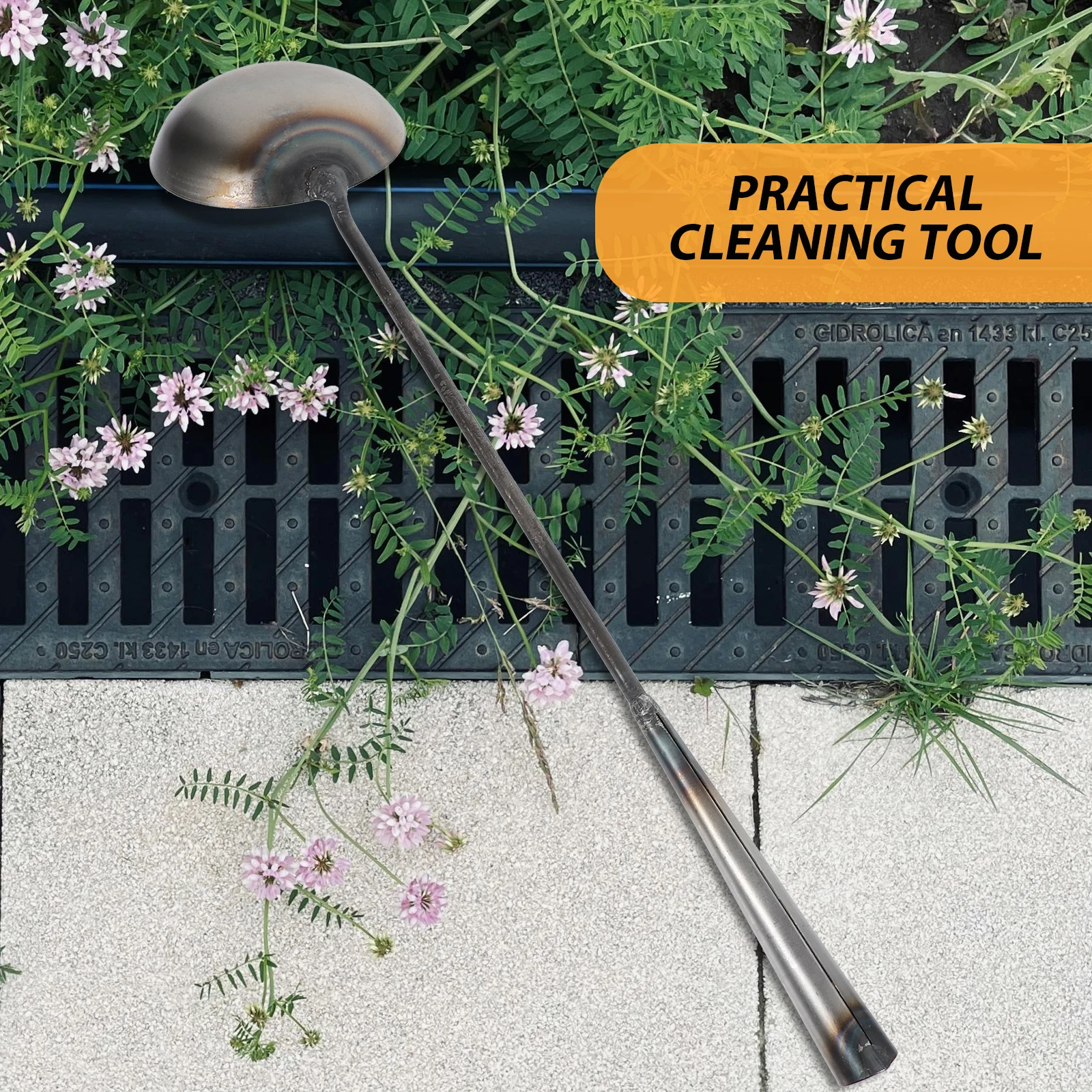 Iron Scoop Long Handle for Garden Cleaning Mud Water Ladle Shovel Tool Kitchen Sewer Drainage Household
Iron Scoop Long Handle for Garden Cleaning Mud Water Ladle Shovel Tool Kitchen Sewer Drainage Household