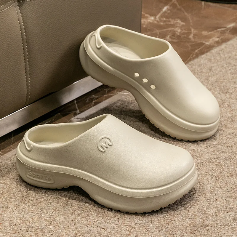 Comfort Platform Woman's EVA Cloud Clogs 2026 New Non Slip Thick Bottom Slippers Woman's Waterproof Height Increase Chef Shoes
Comfort Platform Woman's EVA Cloud Clogs 2026 New Non Slip Thick Bottom Slippers Woman's Waterproof Height Increase Chef Shoes