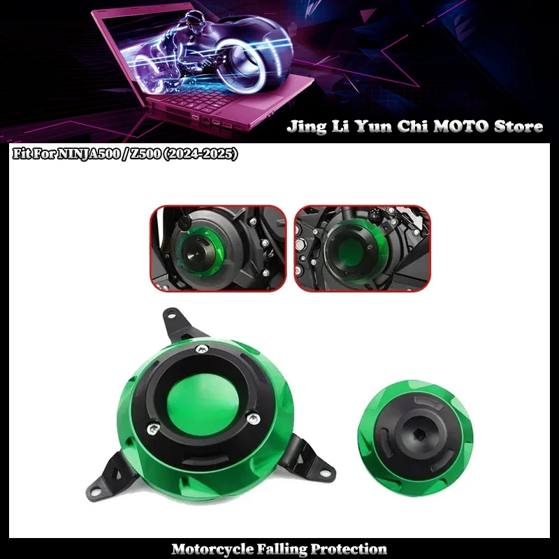 Motorcycle CNC Engine Protective Cover Fairing Guard Sliders Crash Pad Fit For KAWASAKI NINJA500 Z500 2024-2025 Ninja500 z500
Motorcycle CNC Engine Protective Cover Fairing Guard Sliders Crash Pad Fit For KAWASAKI NINJA500 Z500 2024-2025 Ninja500 z500