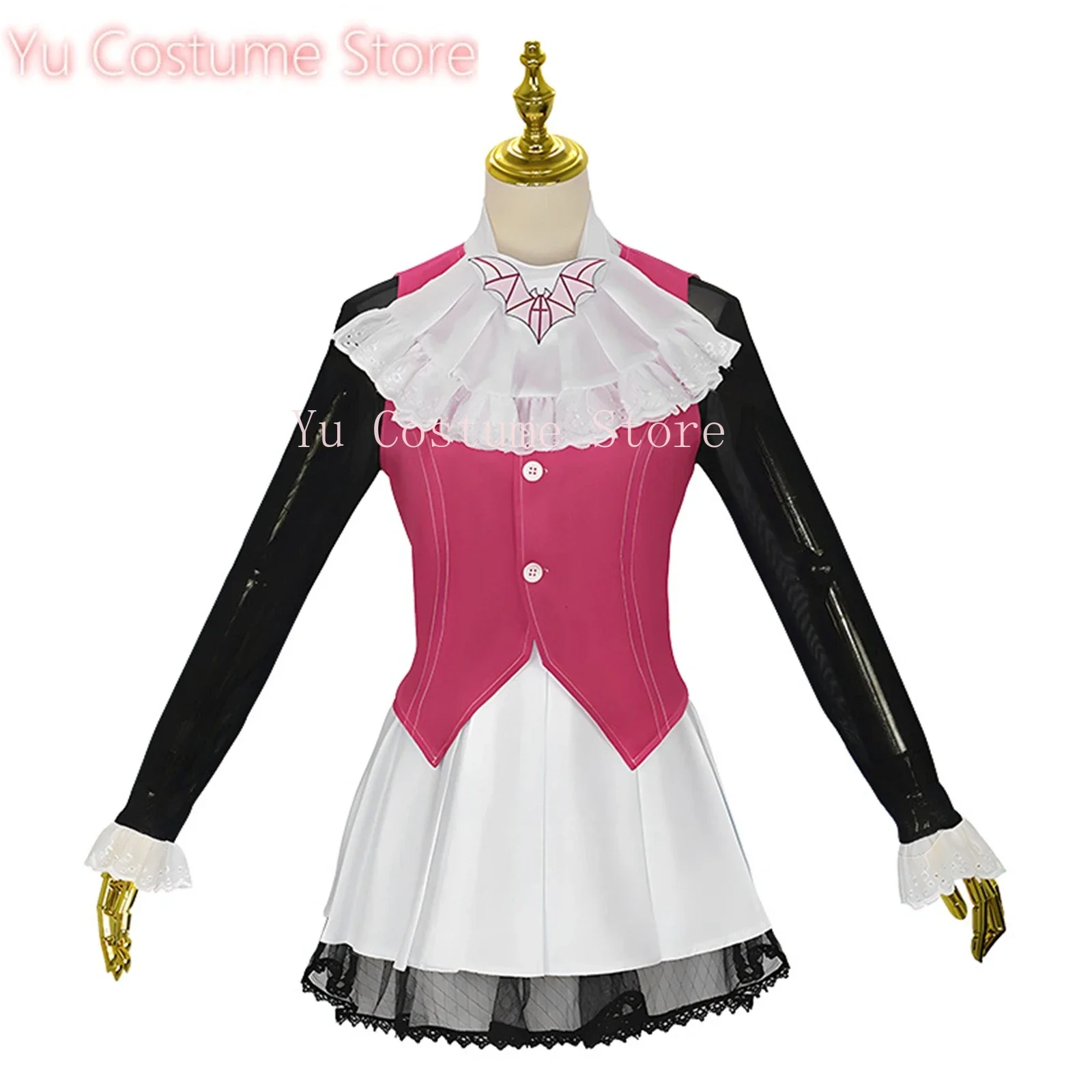 Anime Adult Draculaura Cosplay Costume Outfits Coat Top Skirts Full Set for Women Girls Halloween Carnival Masquerade Yu Costume
Anime Adult Draculaura Cosplay Costume Outfits Coat Top Skirts Full Set for Women Girls Halloween Carnival Masquerade Yu Costume