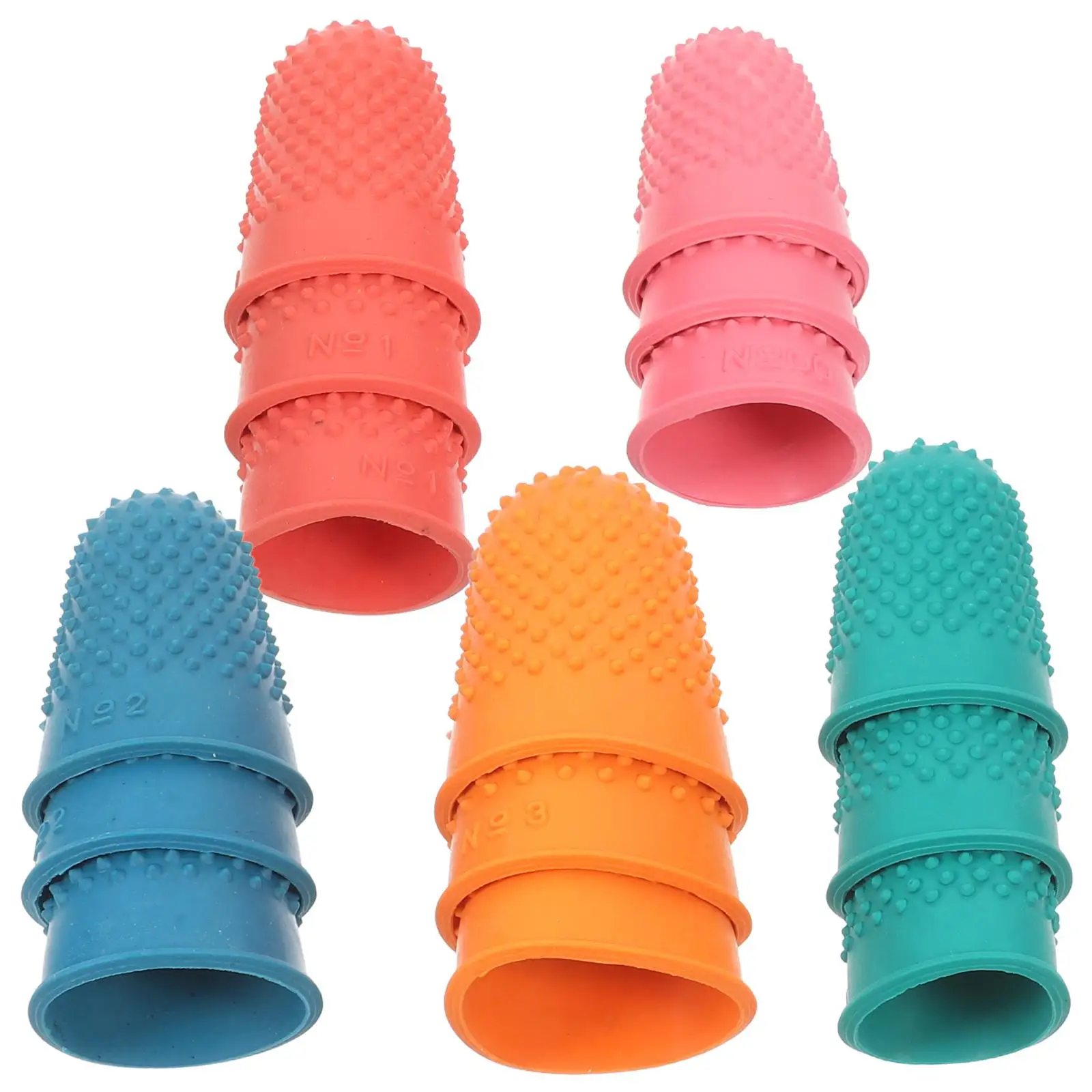 15 Pcs Rubber Fingertip Protectors Soft Grip Covers for Money Counting Writing Sorting Hot Glue Page Turning Sports Gaming
15 Pcs Rubber Fingertip Protectors Soft Grip Covers for Money Counting Writing Sorting Hot Glue Page Turning Sports Gaming