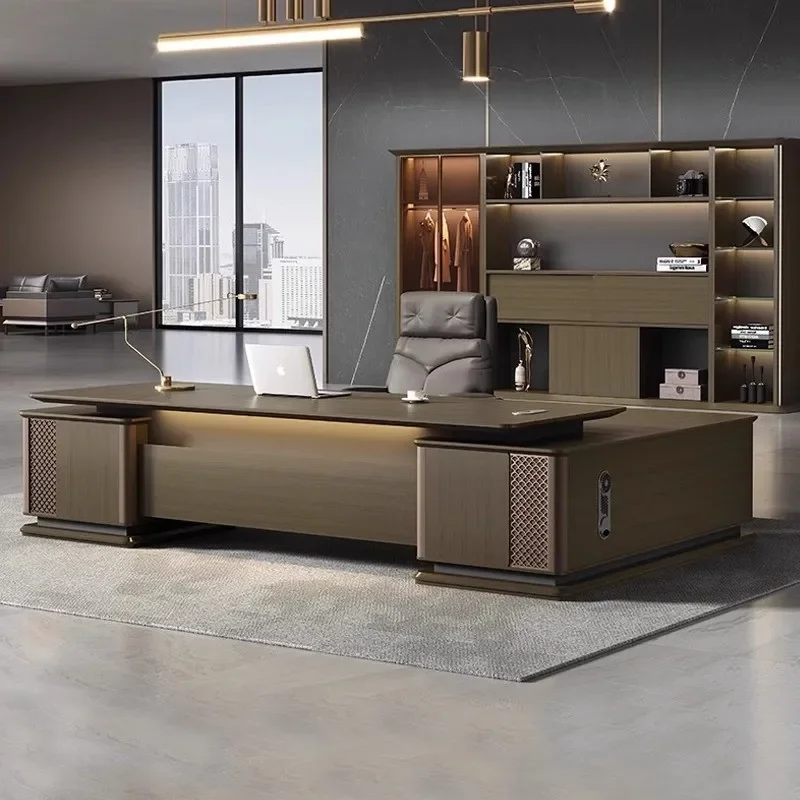 Premium Boss Atmospheric office and chair combination office Single class President manager desk Commercial
Premium Boss Atmospheric office and chair combination office Single class President manager desk Commercial