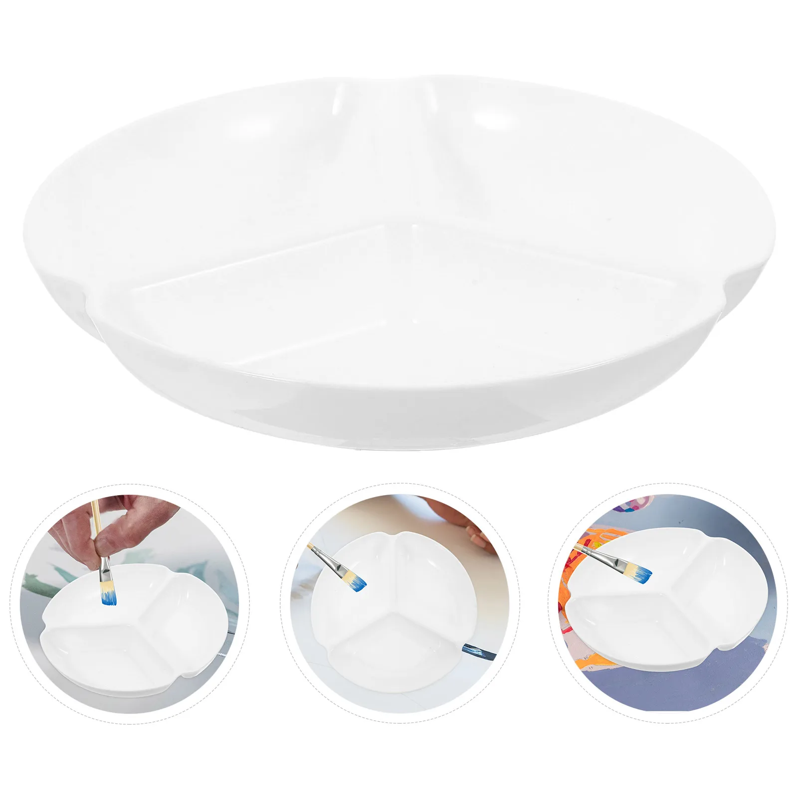 3pcs Three-frame Palette Durable Easy Clean Tools Watercolor Oil Painting Lightweight Portable Paint Mixing Trays Mini
3pcs Three-frame Palette Durable Easy Clean Tools Watercolor Oil Painting Lightweight Portable Paint Mixing Trays Mini