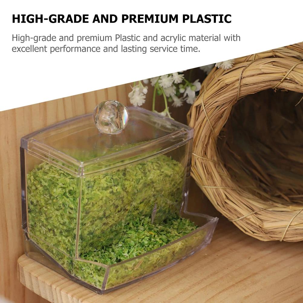 Automatic Feeder for Chicken Birds Parrot Plastic Acrylic Case Spill Proof Wear Resistant Bite Proof Poultry Feeding Solution
Automatic Feeder for Chicken Birds Parrot Plastic Acrylic Case Spill Proof Wear Resistant Bite Proof Poultry Feeding Solution