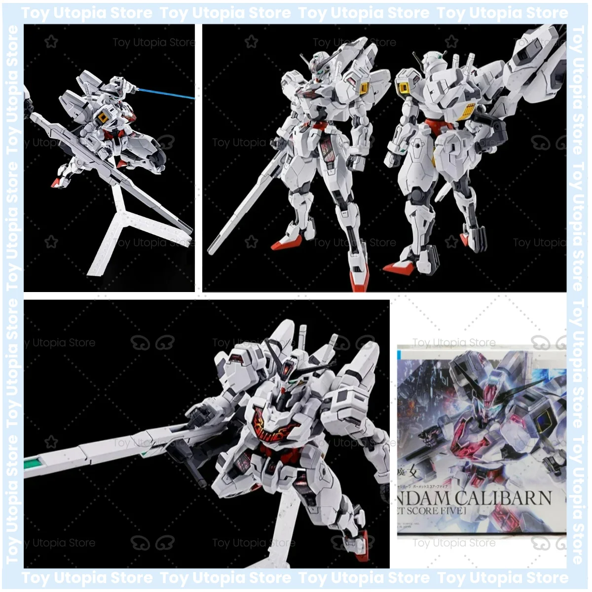 Bandai PB Gundam HG 1/144 CALIBARN PERMET SCORE FIVE figura traje móvil Gundam Amine figura modelo Kit juguetes para niños
Bandai PB Gundam HG 1/144 CALIBARN PERMET SCORE FIVE figura traje móvil Gundam Amine figura modelo Kit juguetes para niños