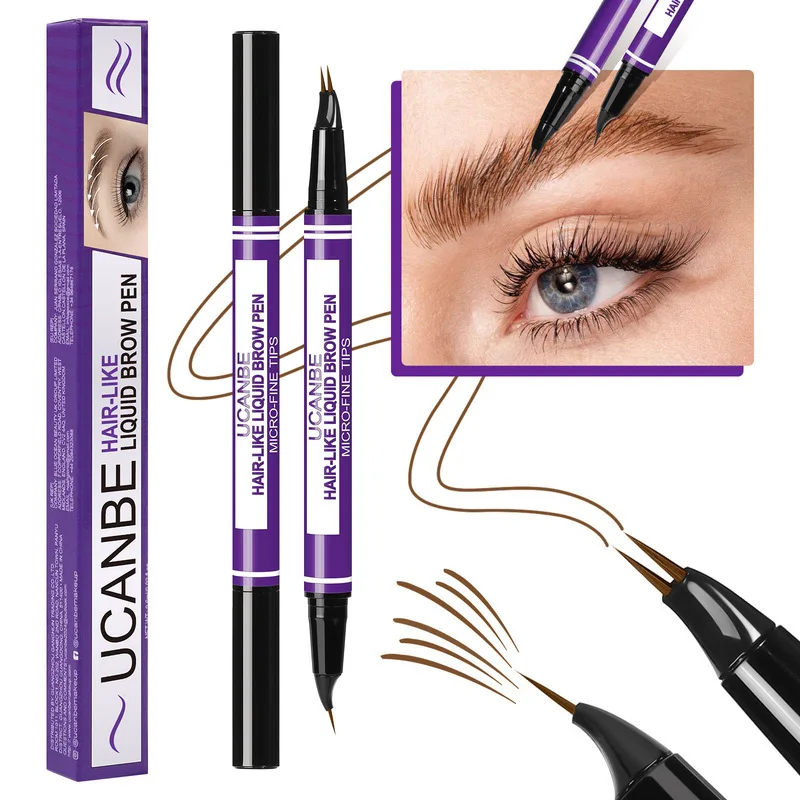 UCANBE Карандаш для бровей с двумя когтями и одной вилкой, долговечная натуральная тонкая насадка-кисть
UCANBE Карандаш для бровей с двумя когтями и одной вилкой, долговечная натуральная тонкая насадка-кисть