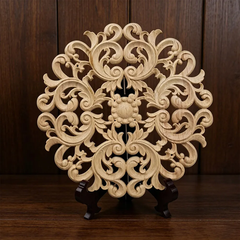 10/20/24cm Carving Wood Appliques for Furniture Cabinet Unpainted Wooden Mouldings Decal Vintage Home Decor Decorative
10/20/24cm Carving Wood Appliques for Furniture Cabinet Unpainted Wooden Mouldings Decal Vintage Home Decor Decorative