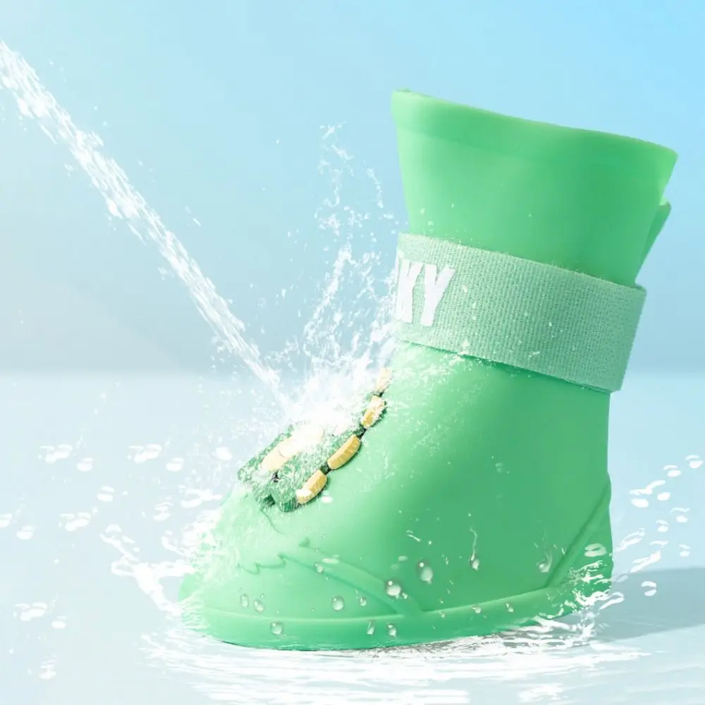 4pcs/set Cartoon Anti-slip Pet Rainshoe Wear Resistant Waterproof Dog Rain Shoes Silicone Dog Ankle Boots For Dogs Puppy
4pcs/set Cartoon Anti-slip Pet Rainshoe Wear Resistant Waterproof Dog Rain Shoes Silicone Dog Ankle Boots For Dogs Puppy
