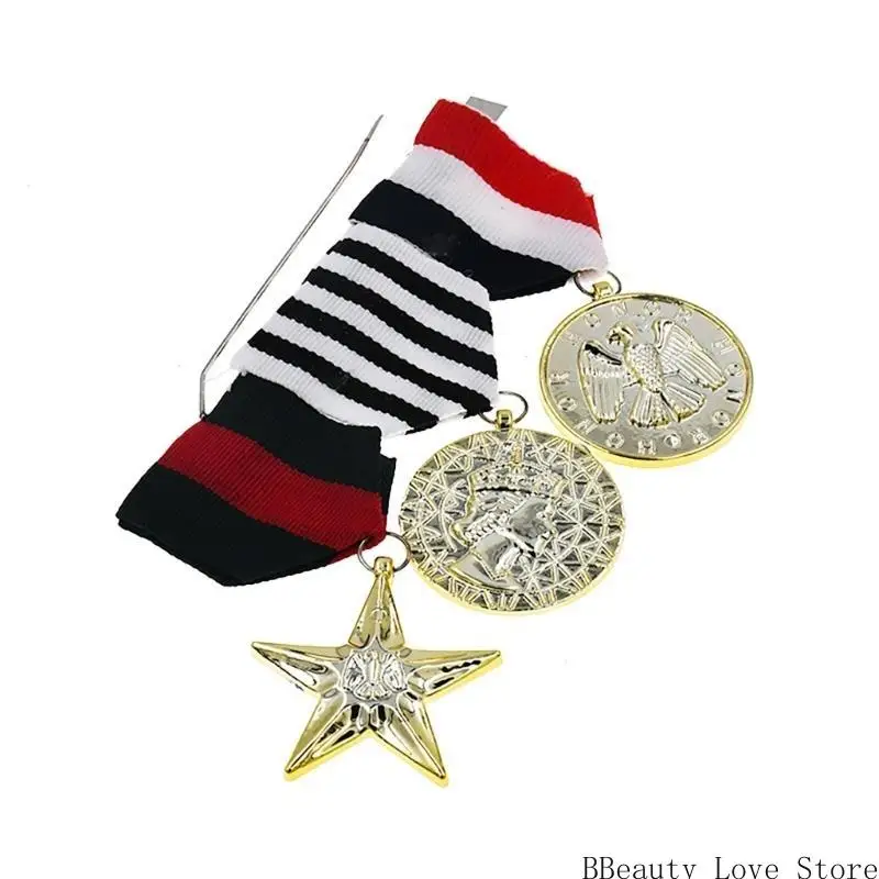 Militarys Badge Brooch Pin Fastness Exquisites Designs for Soldier Jackets Coat Costume Uniform Decorations
Militarys Badge Brooch Pin Fastness Exquisites Designs for Soldier Jackets Coat Costume Uniform Decorations
