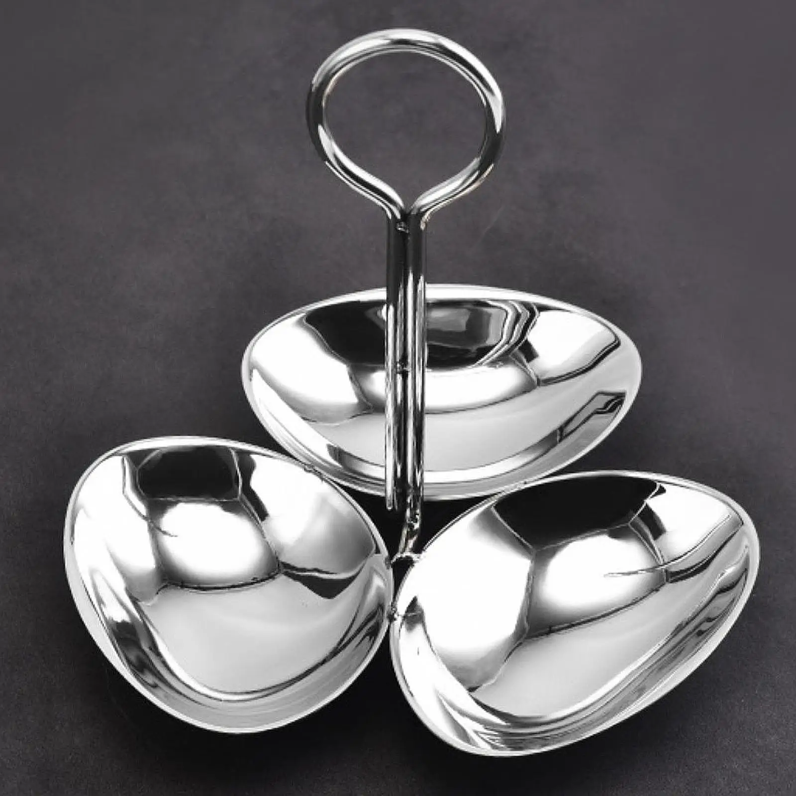 Condiment Serving Bowl 3 Compartment Divided Serving Tray Snack Stand with Bowls for Candy
Condiment Serving Bowl 3 Compartment Divided Serving Tray Snack Stand with Bowls for Candy