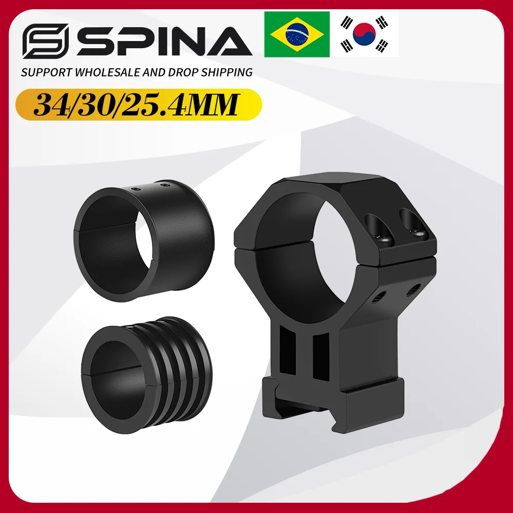 SPINA OPTICS 34mm/30mm/25.4mm Tube Diameter Three in One Scope Rings Mount Fit 20mm
SPINA OPTICS 34mm/30mm/25.4mm Tube Diameter Three in One Scope Rings Mount Fit 20mm