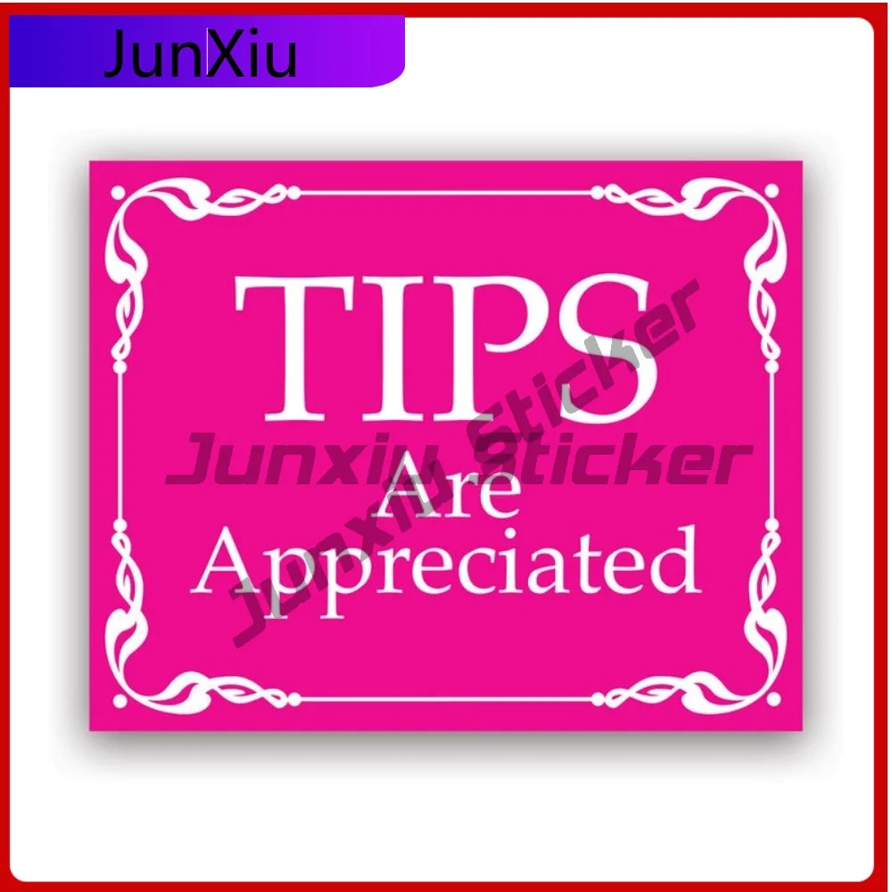 Pink Tips Are Appreciated Sticker Uv Protected Decalstip Jar Tipjar Label Gratuity Bartender Bar Car Sticker Vinyl Decal
Pink Tips Are Appreciated Sticker Uv Protected Decalstip Jar Tipjar Label Gratuity Bartender Bar Car Sticker Vinyl Decal